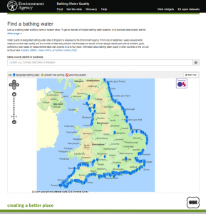 The Environment Agency Bathing Water Quality Application