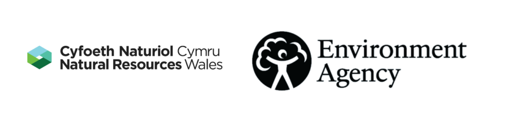 Logos of the Environment Agency and Natural Resources Wales side by side